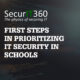 First Steps in Prioritizing IT Security in Schools